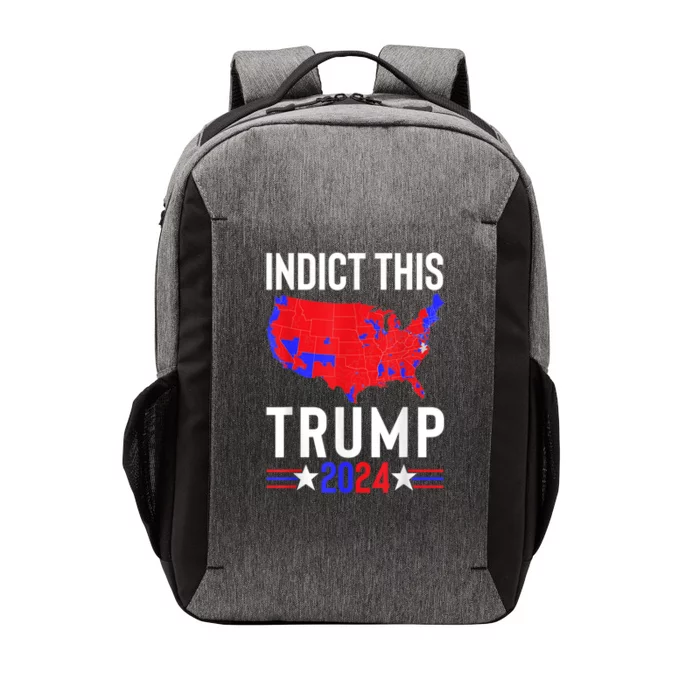 Indict This Trump 2024 Us Flag Meme Political Election Retro Cute Gift Vector Backpack