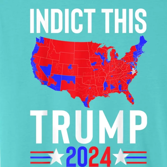 Indict This Trump 2024 Us Flag Meme Political Election Retro Cute Gift ChromaSoft Performance T-Shirt