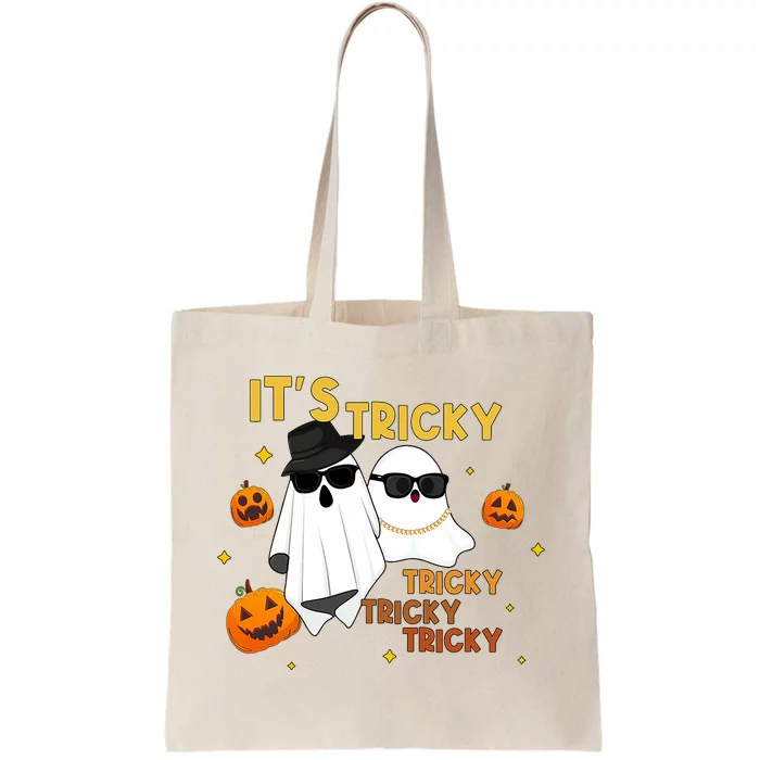 ItS Tricky Tricky Tricky Funny Ghost Boo Halloween Tote Bag