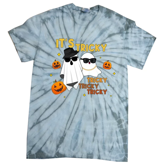 ItS Tricky Tricky Tricky Funny Ghost Boo Halloween Tie-Dye T-Shirt