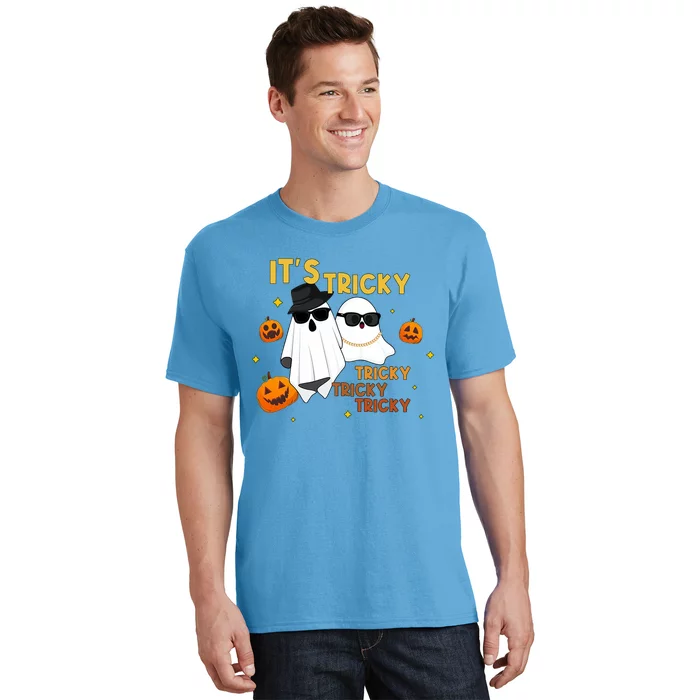 ItS Tricky Tricky Tricky Funny Ghost Boo Halloween T-Shirt