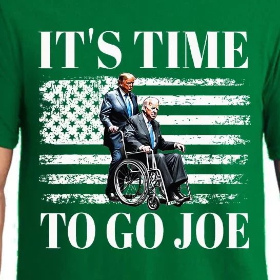 ItS Time To Go Joe Funny Republican Donald Trump 2024 Pajama Set