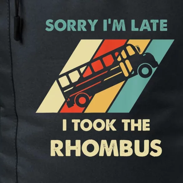 I Took The Rhombus Funny Math Nerd Funny Math Gift Daily Commute Backpack