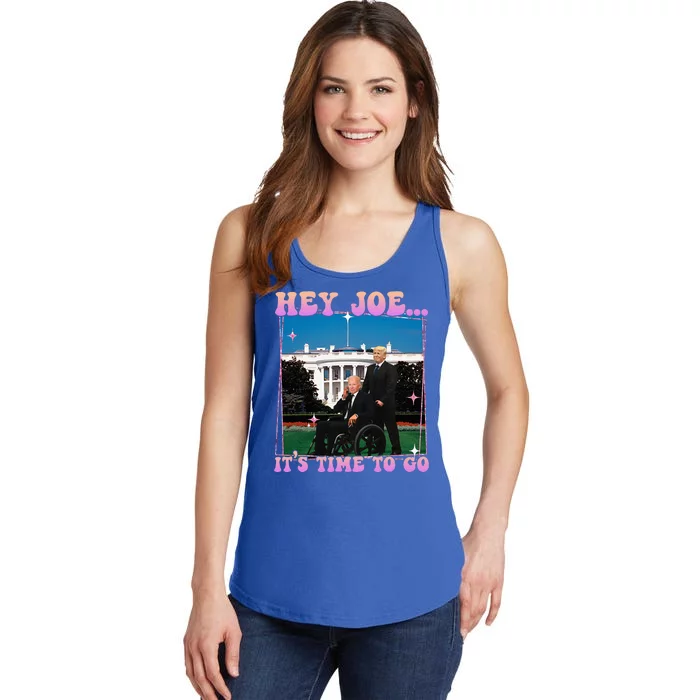 ItS Time To Go Joe Funny Trump 2024 Ladies Essential Tank