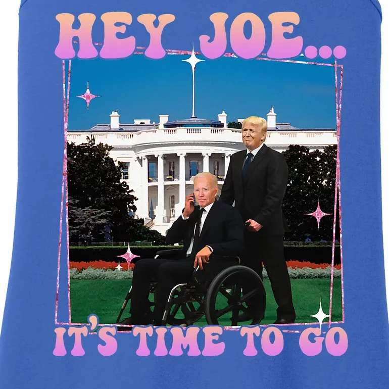 ItS Time To Go Joe Funny Trump 2024 Ladies Essential Tank