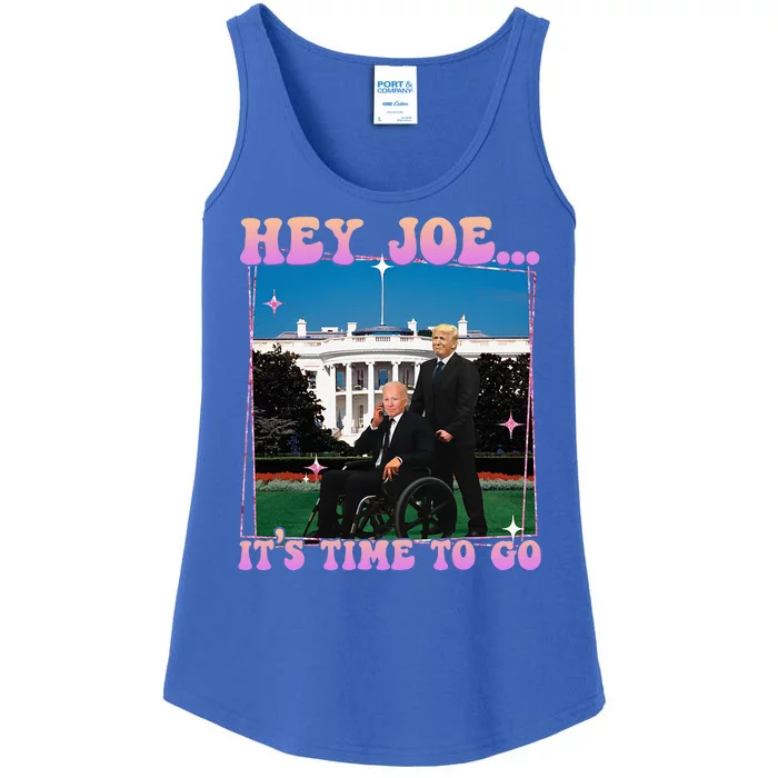 ItS Time To Go Joe Funny Trump 2024 Ladies Essential Tank