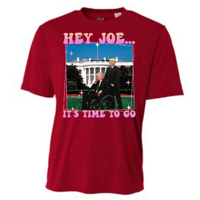 ItS Time To Go Joe Funny Trump 2024 Cooling Performance Crew T-Shirt