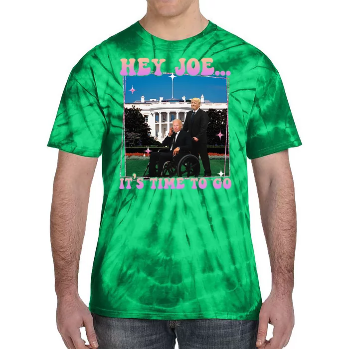 ItS Time To Go Joe Funny Trump 2024 Tie-Dye T-Shirt