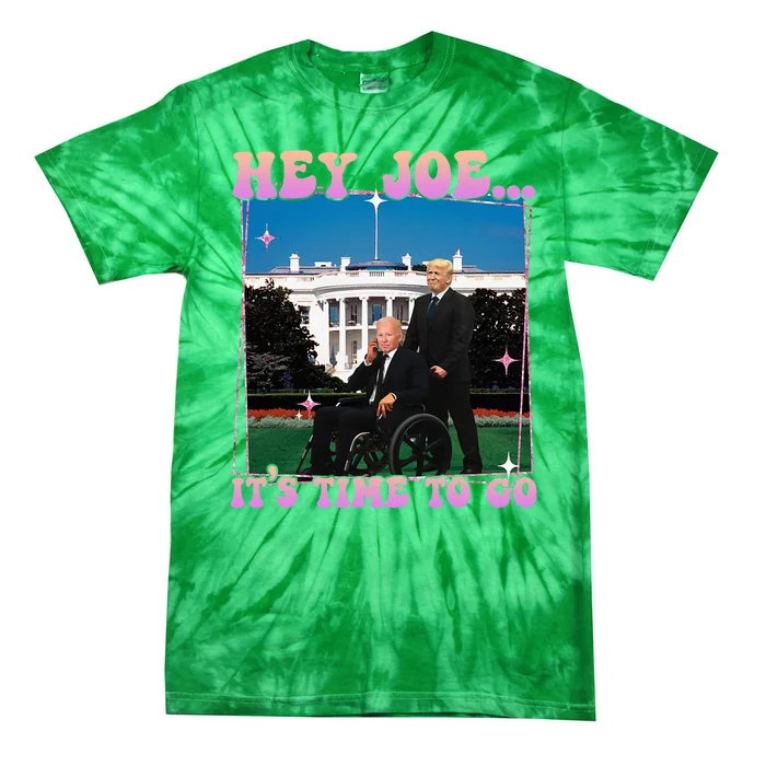 ItS Time To Go Joe Funny Trump 2024 Tie-Dye T-Shirt