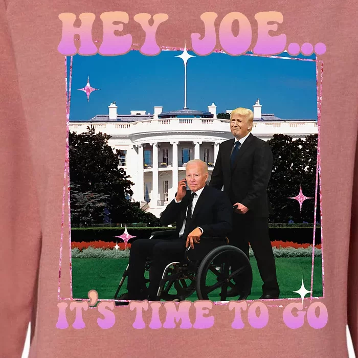 ItS Time To Go Joe Funny Trump 2024 Womens California Wash Sweatshirt