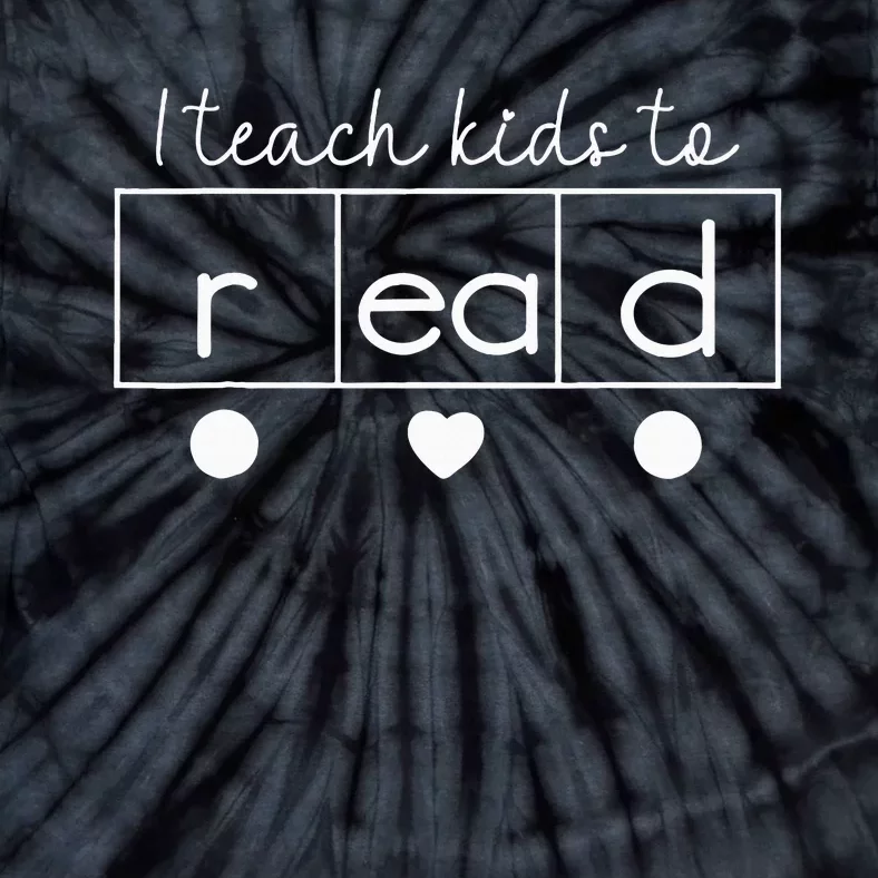 I Teach To Read Science Of Reading Tie-Dye T-Shirt