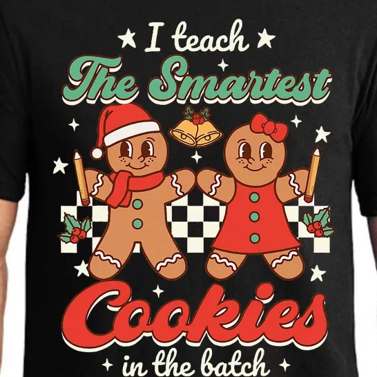 I Teach The Smartest Cookies In The Batch Teacher Christmas Pajama Set