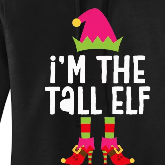 IM The Tall Elf Matching Christmas Costume Women's Pullover Hoodie