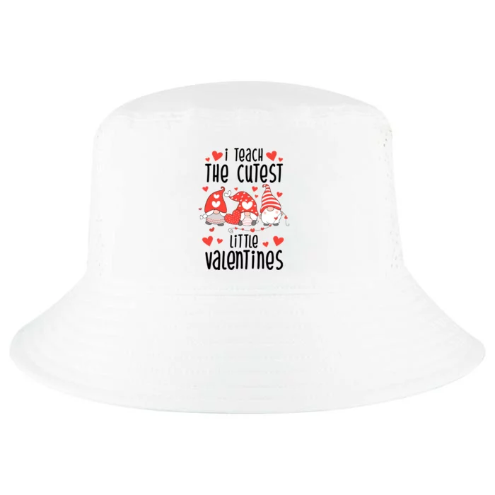 I Teach The Cutest Little Valentines Teacher Cool Comfort Performance Bucket Hat