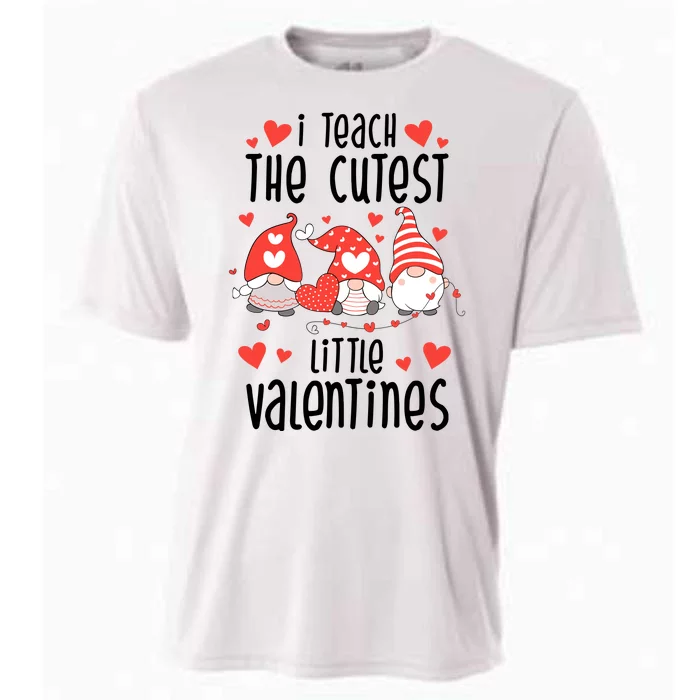 I Teach The Cutest Little Valentines Teacher Cooling Performance Crew T-Shirt