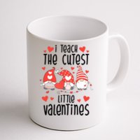 I Teach The Cutest Little Valentines Teacher Coffee Mug