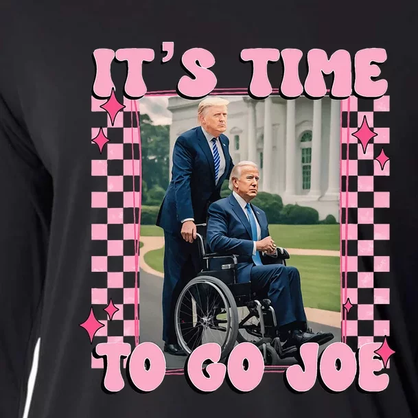 ItS Time To Go Joe Funny Trump 2024 Cooling Performance Long Sleeve Crew