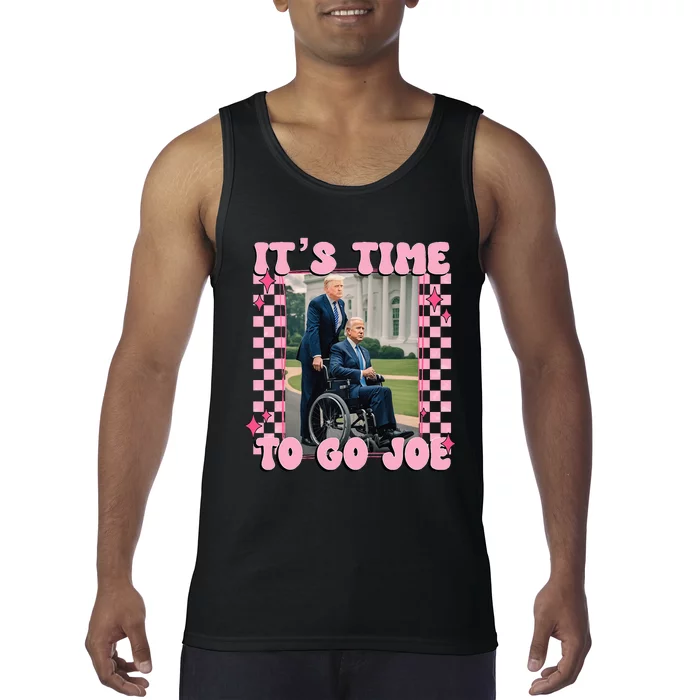 ItS Time To Go Joe Funny Trump 2024 Tank Top