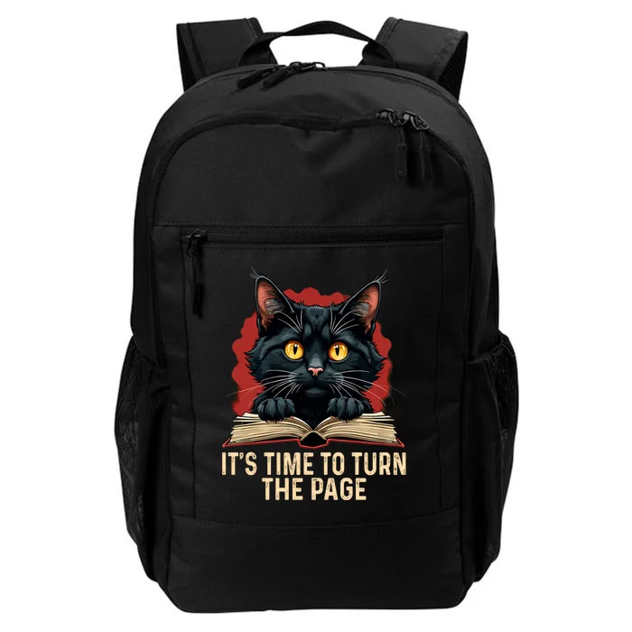 ItS Time To Turn The Page Kamala Harris Politic Supporters Daily Commute Backpack