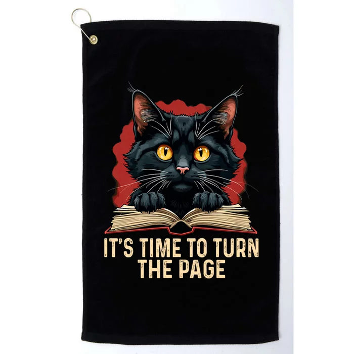 ItS Time To Turn The Page Kamala Harris Politic Supporters Platinum Collection Golf Towel