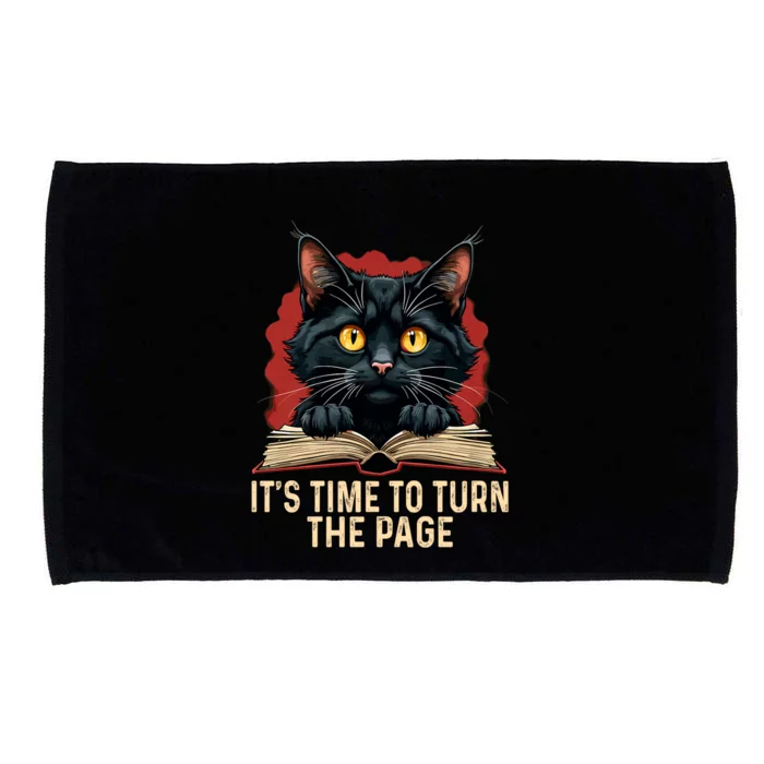 ItS Time To Turn The Page Kamala Harris Politic Supporters Microfiber Hand Towel