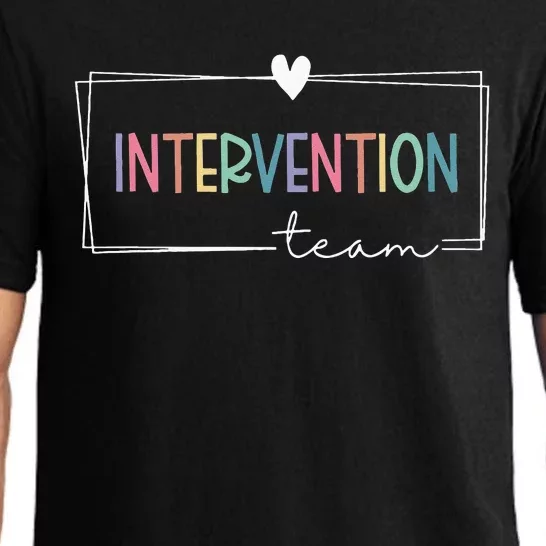 Intervention Teacher Team Early Intervention Squad Pajama Set