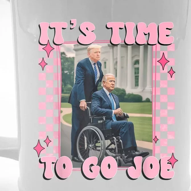 ItS Time To Go Joe Funny Trump 2024 Front & Back Beer Stein