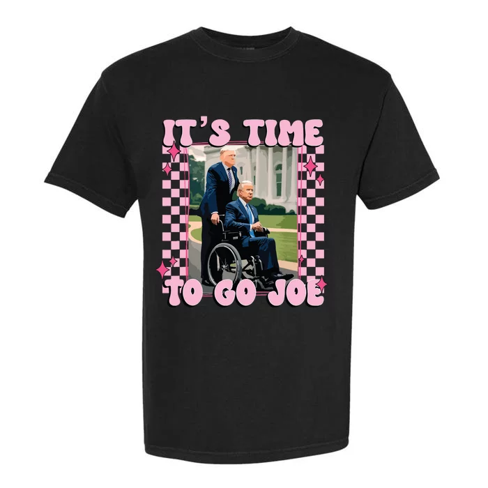 Its Time To Go Joe Funny Trump 2024 Garment-Dyed Heavyweight T-Shirt