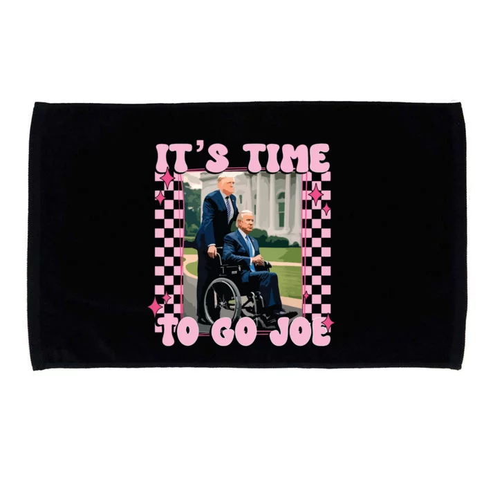 Its Time To Go Joe Funny Trump 2024 Microfiber Hand Towel