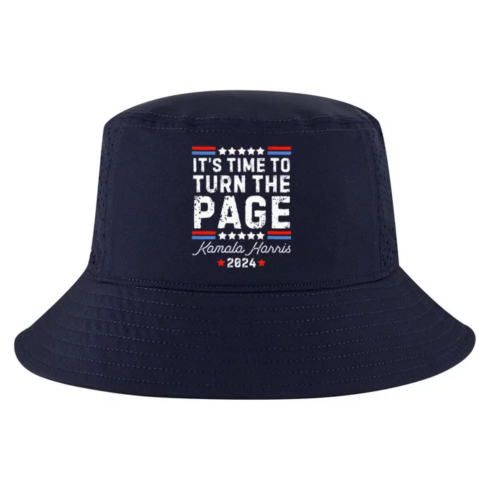 ItS Time To Turn The Page Kamala Harris 2024 President Vote Cool Comfort Performance Bucket Hat