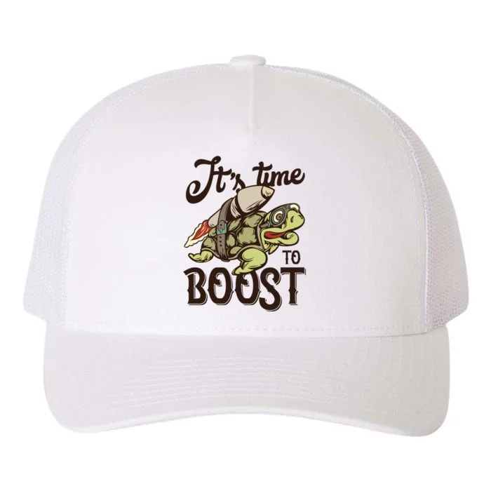 It's Time To Boost Yupoong Adult 5-Panel Trucker Hat