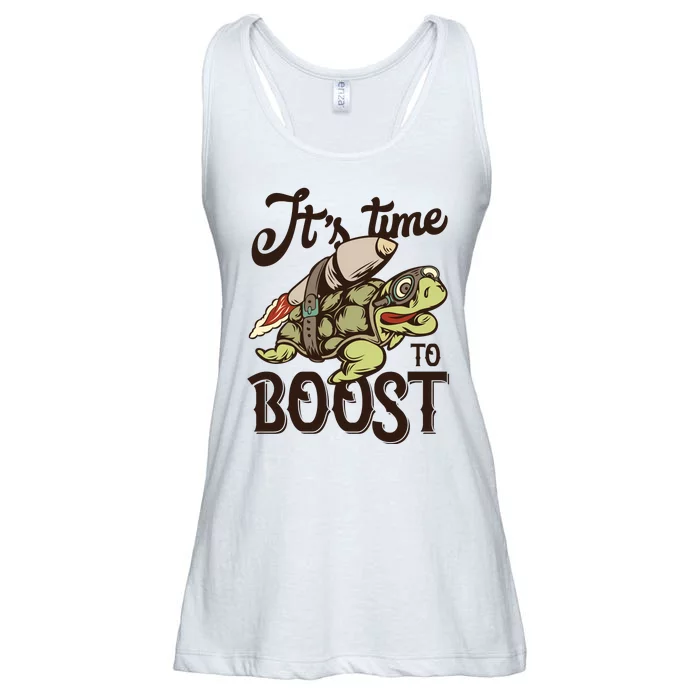 It's Time To Boost Ladies Essential Flowy Tank