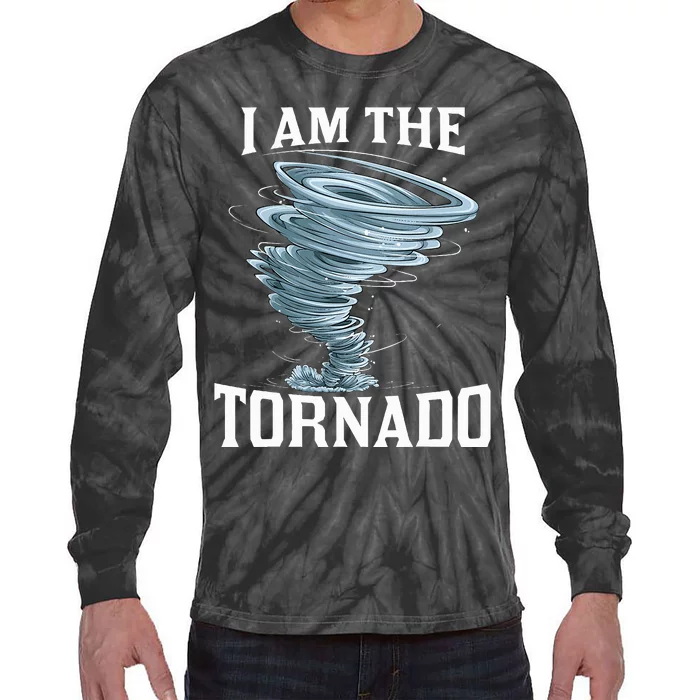 IM The Tornado Storm Twister Meteorologist Tie-Dye Long Sleeve Shirt