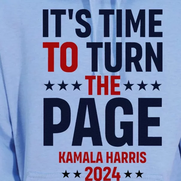 ItS Time To Turn The Page Kamala Harris For President 2024 Unisex Surf Hoodie