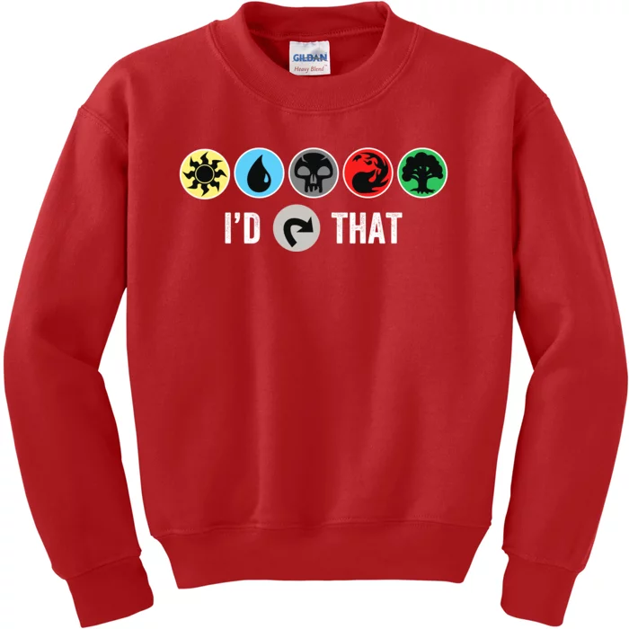 Id Tap That Gathering Magic Guild For Magic Lover Kids Sweatshirt