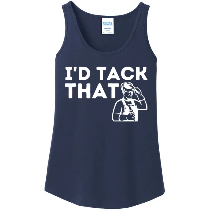 Id Tack That Metal Worker Welding & Welder Ladies Essential Tank