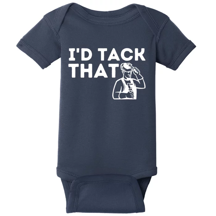 Id Tack That Metal Worker Welding & Welder Baby Bodysuit