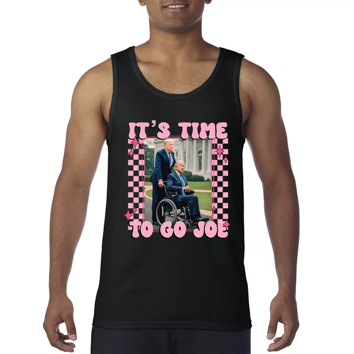 Its Time To Go Joe Funny Trump 2024 Tank Top