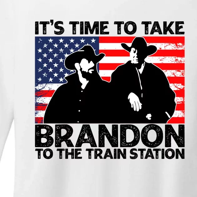 Its Time To Take Brandon To The Train Station Womens CVC Long Sleeve Shirt