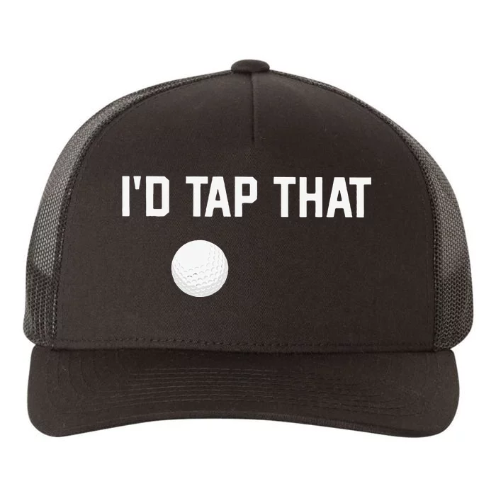 ID Tap That Funny Golf Yupoong Adult 5-Panel Trucker Hat