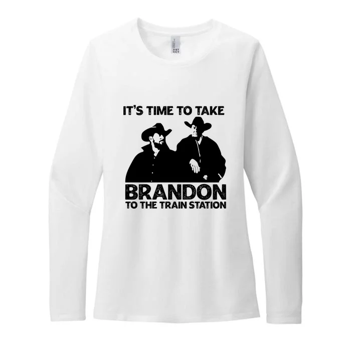 Its Time To Take Brandon To The Train Station Womens CVC Long Sleeve Shirt