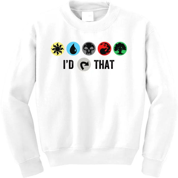 Id Tap That Gathering Magic Guild For Magic Lover Kids Sweatshirt