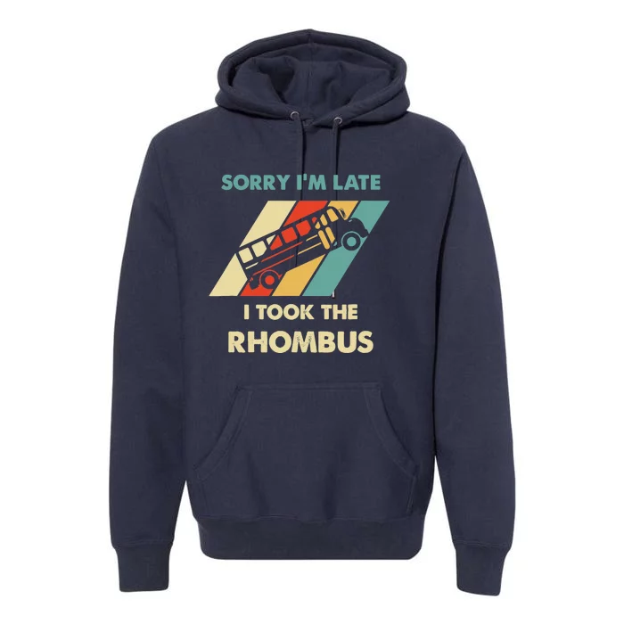 I Took The Rhombus Funny Math Nerd Premium Hoodie