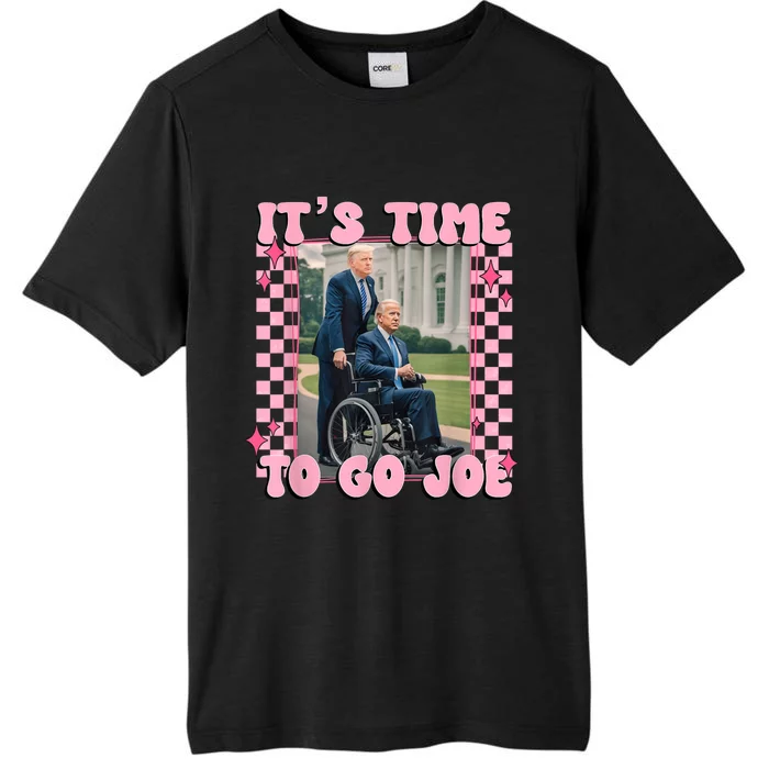 ItS Time To Go Joe Funny Trump 2024 ChromaSoft Performance T-Shirt