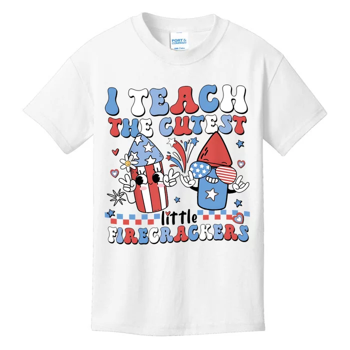 I Teach The Cutest Little Firecrackers Kids T-Shirt