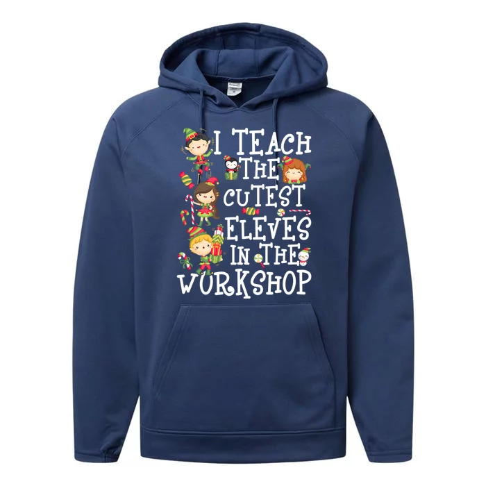 I Teach The Cutest In The Workshop Funny Gift Performance Fleece Hoodie