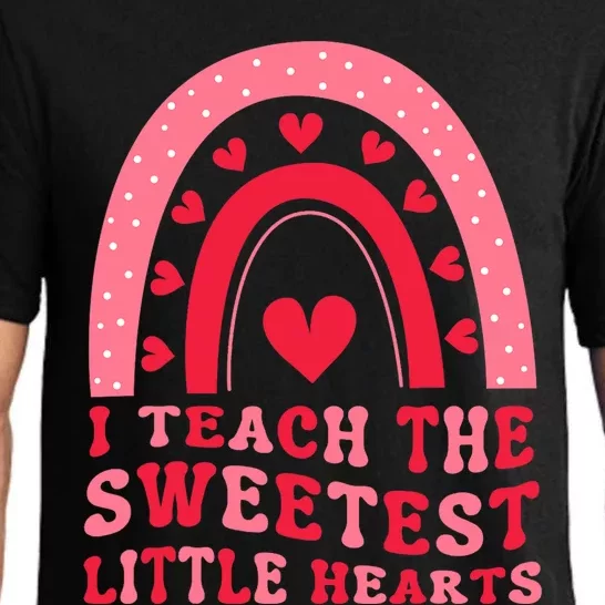 I Teach The Sweetest Hearts Groovy Valentines Day Pajama Set