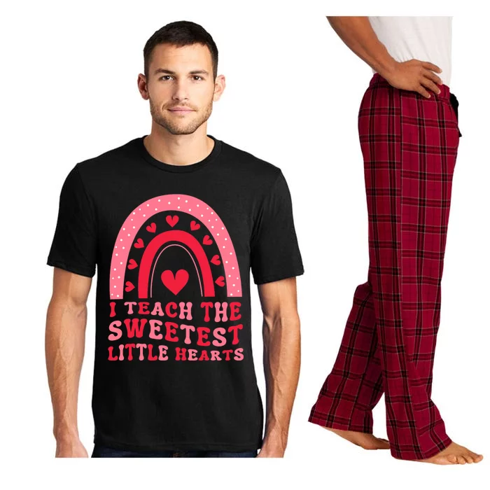 I Teach The Sweetest Hearts Groovy Valentines Day Pajama Set