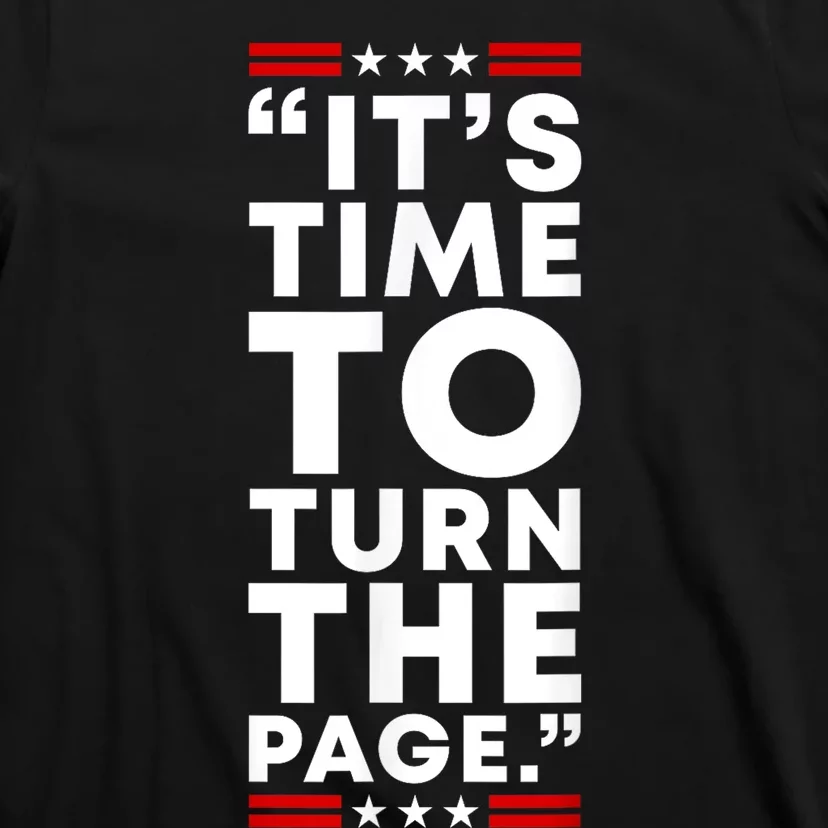 Its Time To Turn The Page Kamala For President Harris 2024 T-Shirt