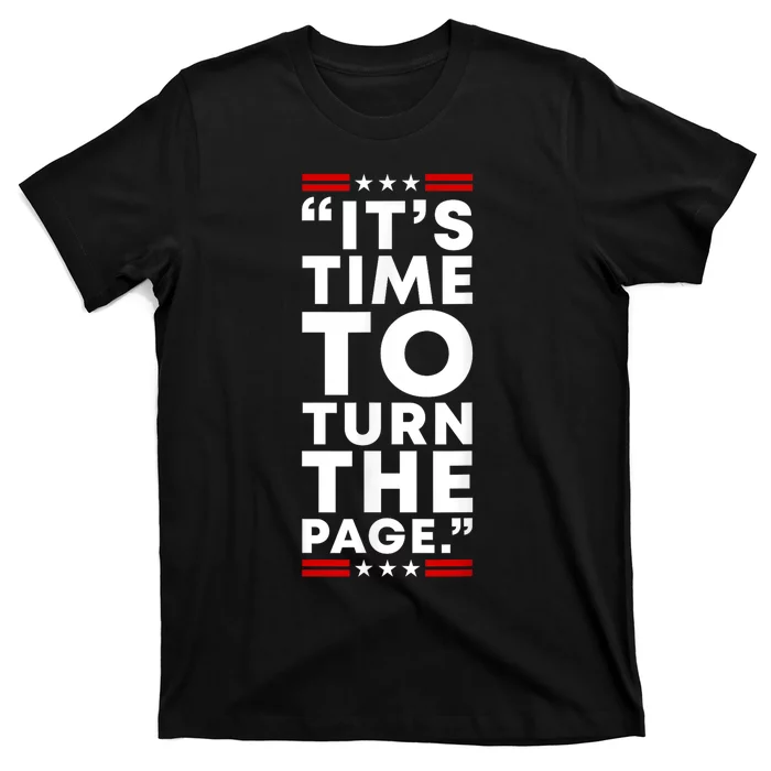 Its Time To Turn The Page Kamala For President Harris 2024 T-Shirt